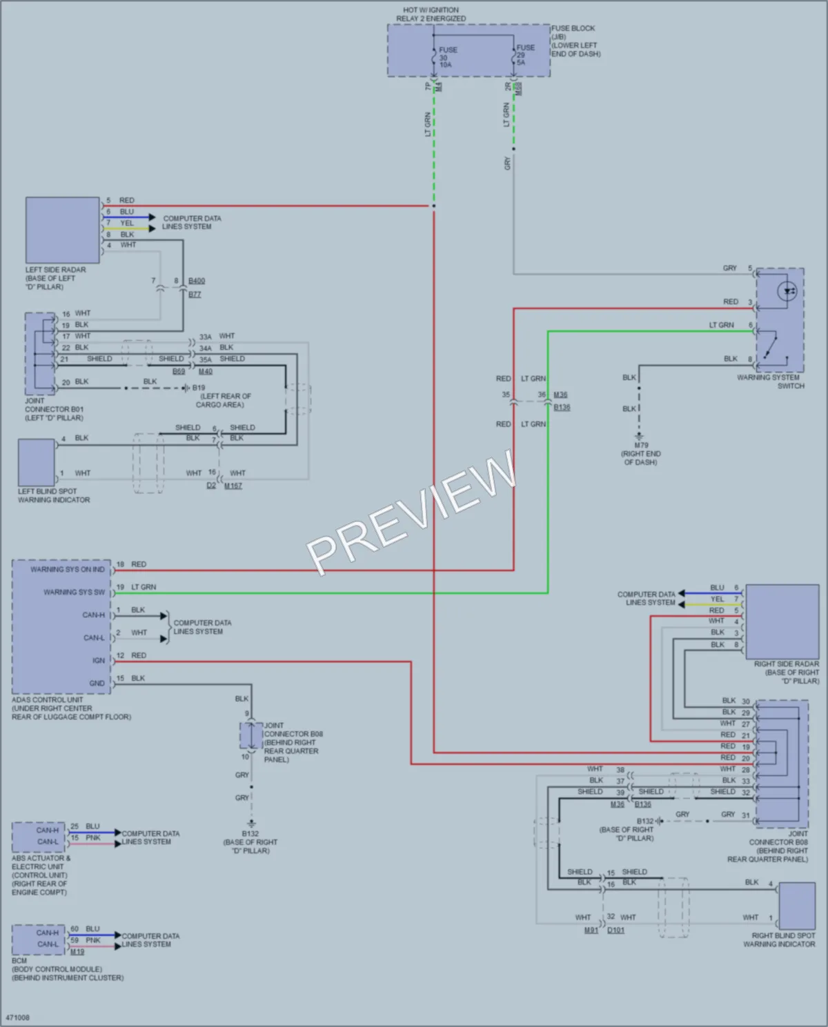 2015 Nissan Pathfinder Navigation wiring diagram preview