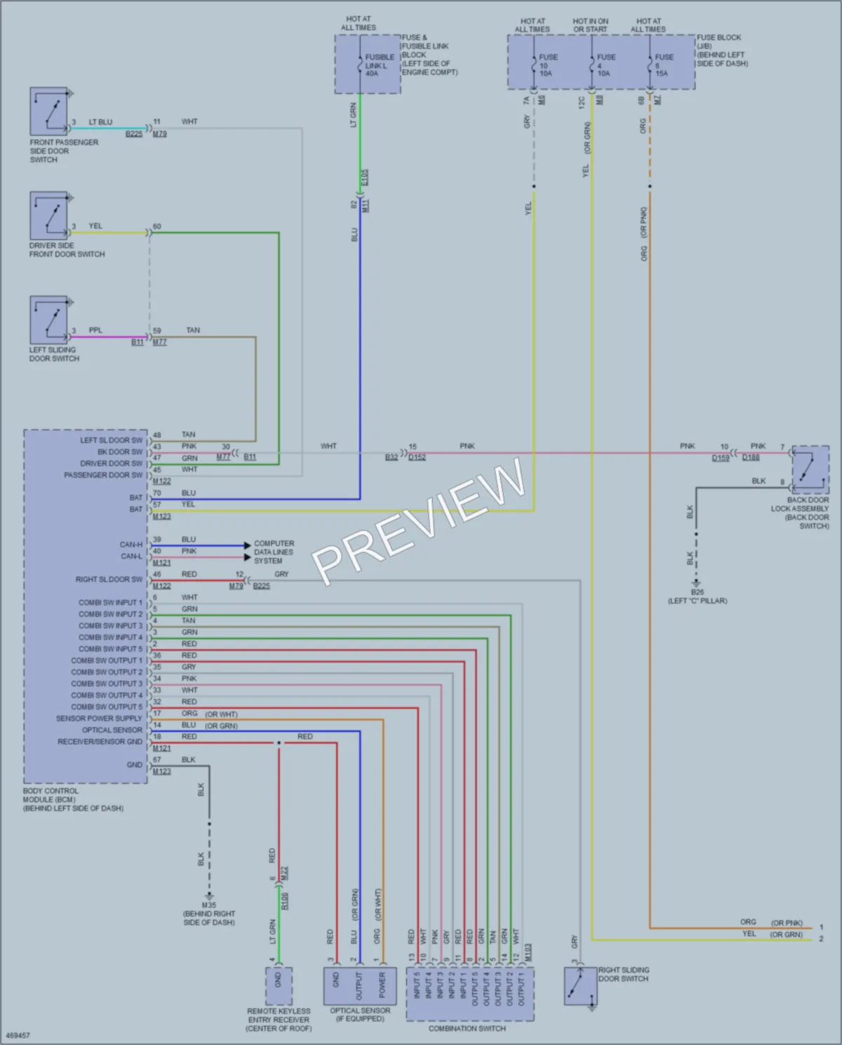 2015 Nissan Quest Headlights wiring diagram preview