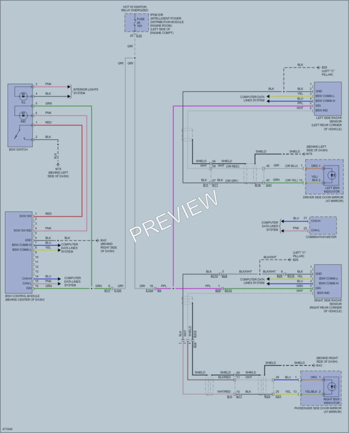 2015 Nissan Quest Navigation wiring diagram preview
