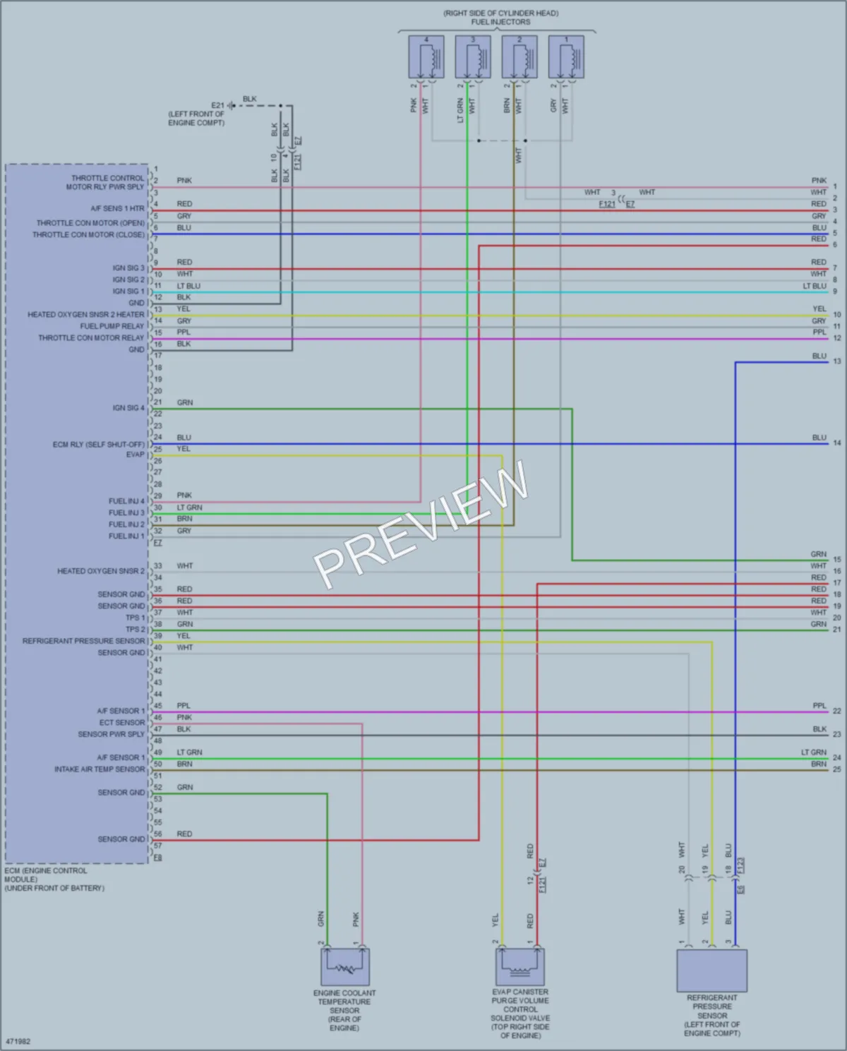 2015 Nissan RogueSelect Engine Performance wiring diagram preview