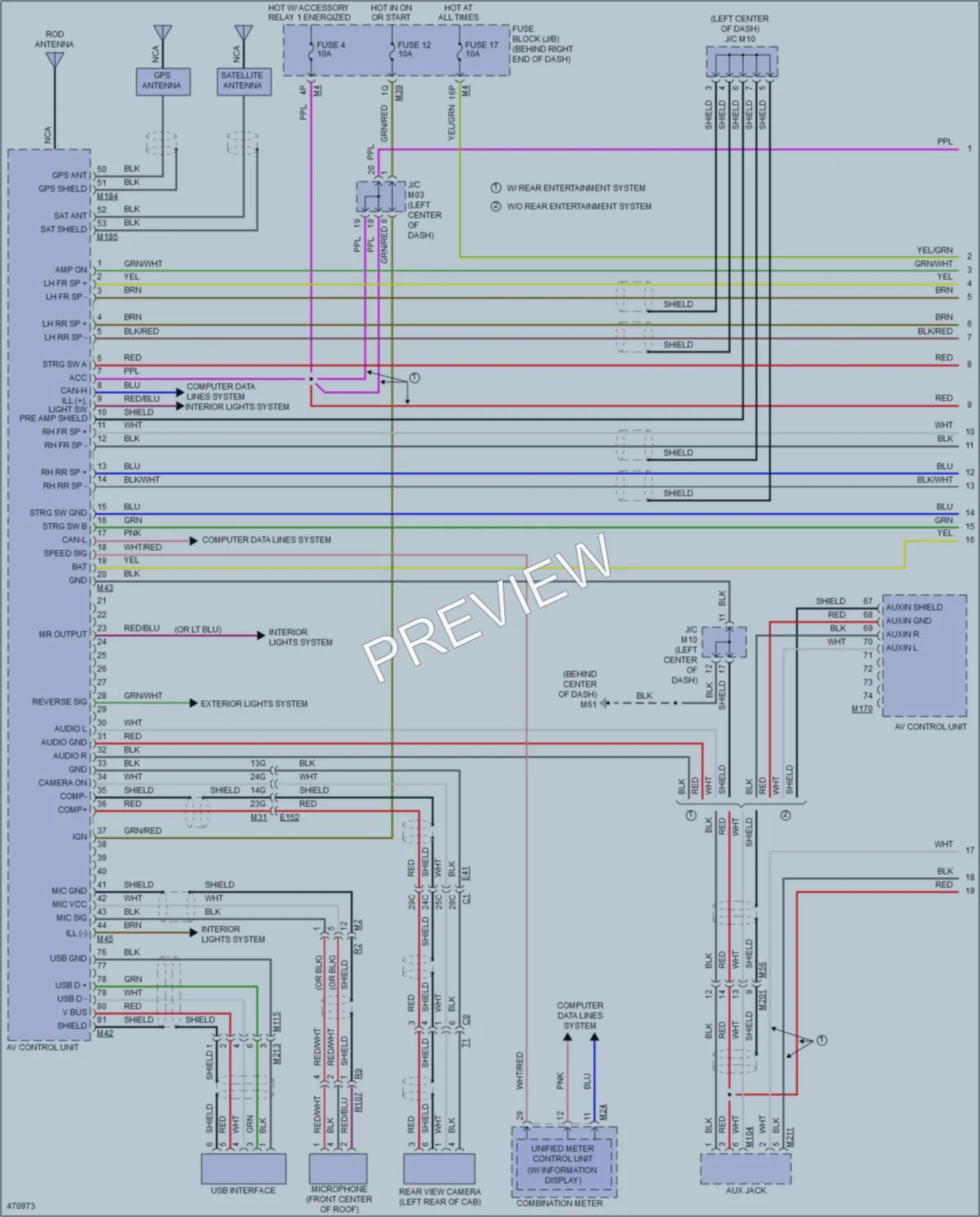 2015 Nissan Titan Navigation wiring diagram preview