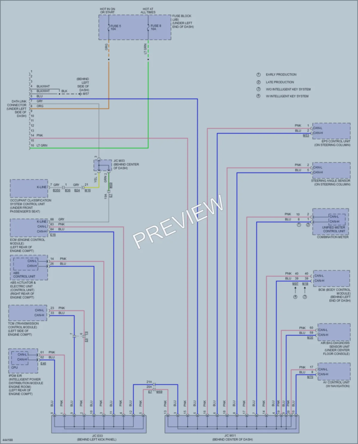 2015 Nissan Versa Computer Data Lines wiring diagram preview
