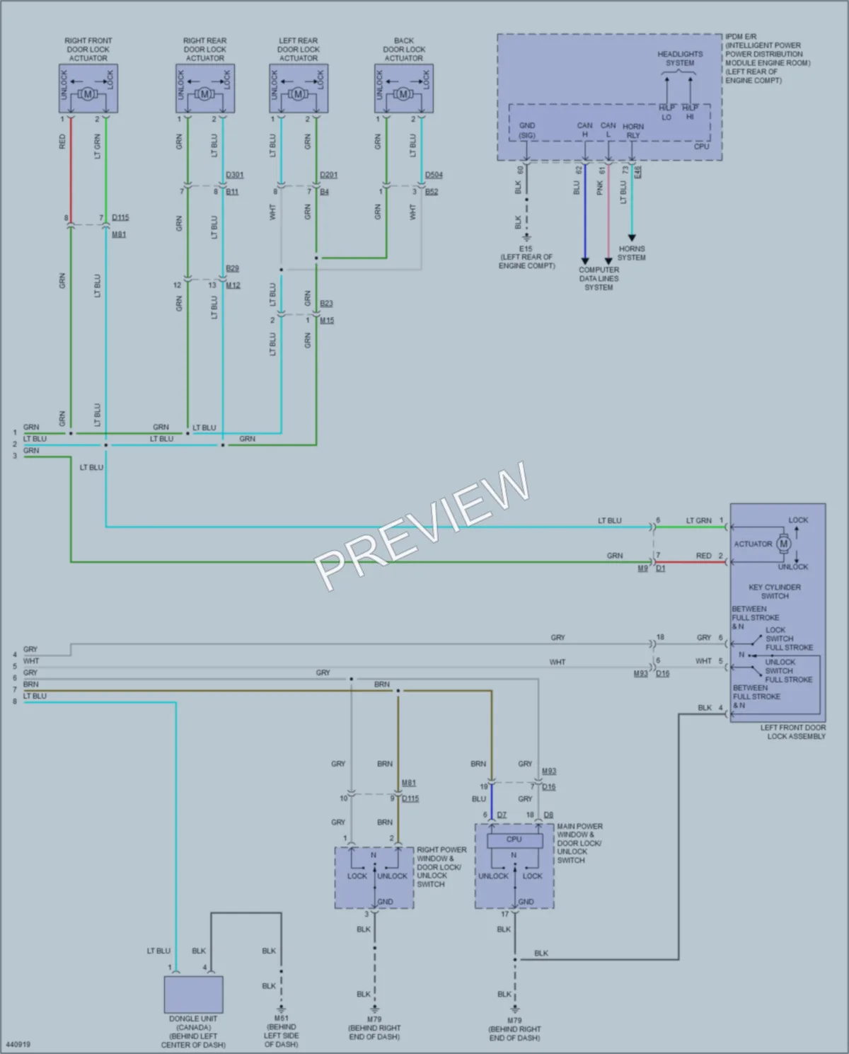 2015 Nissan VersaNote Anti Theft wiring diagram preview