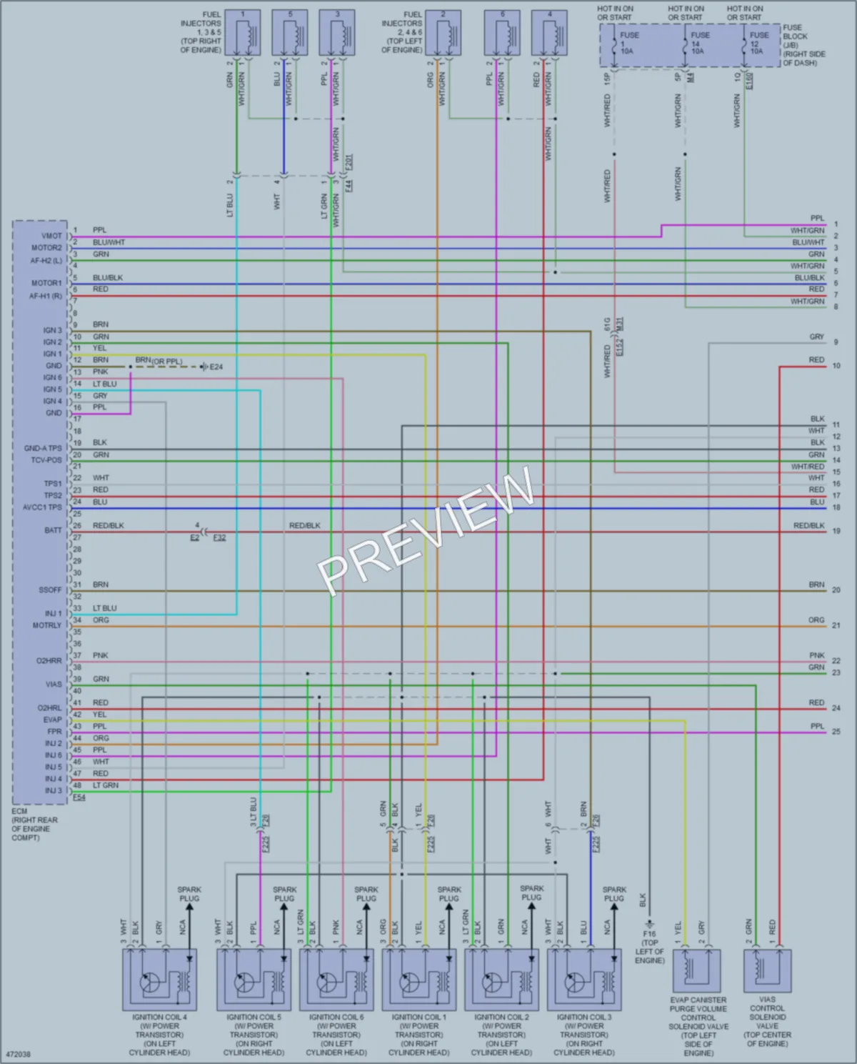 2015 Nissan Xterra Engine Performance wiring diagram preview