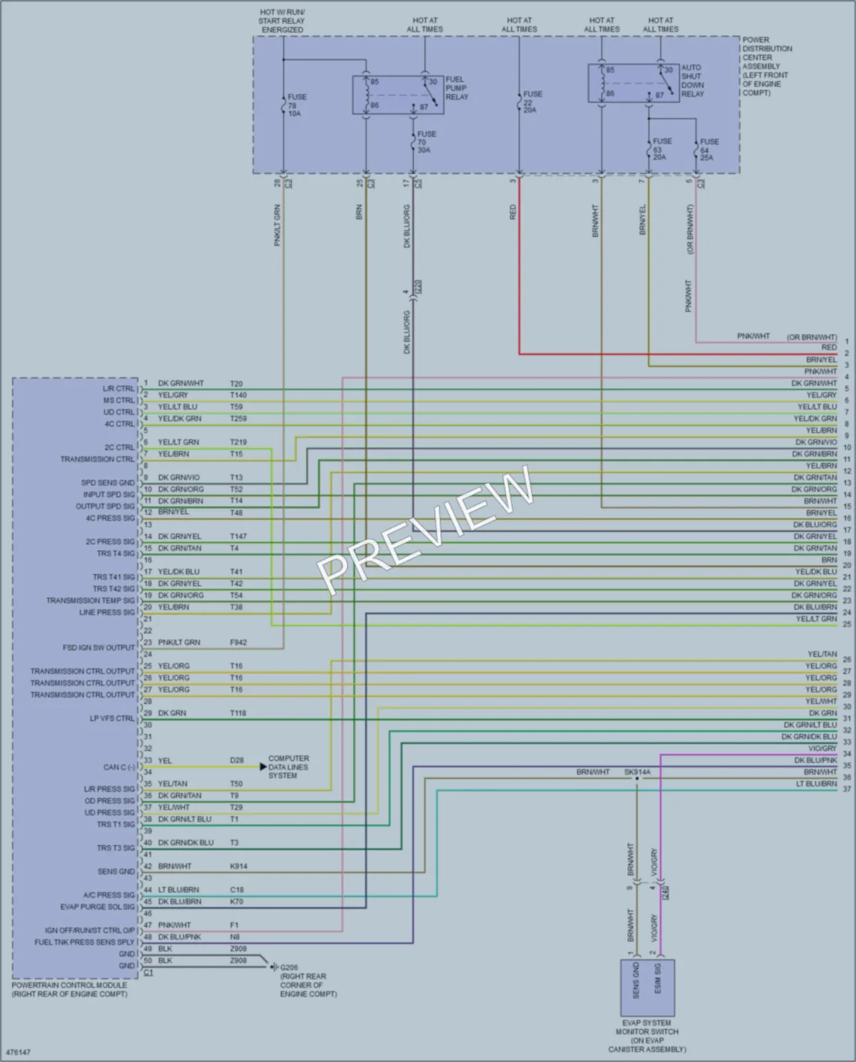 2015 Ram 3500Pickup Engine Performance wiring diagram preview