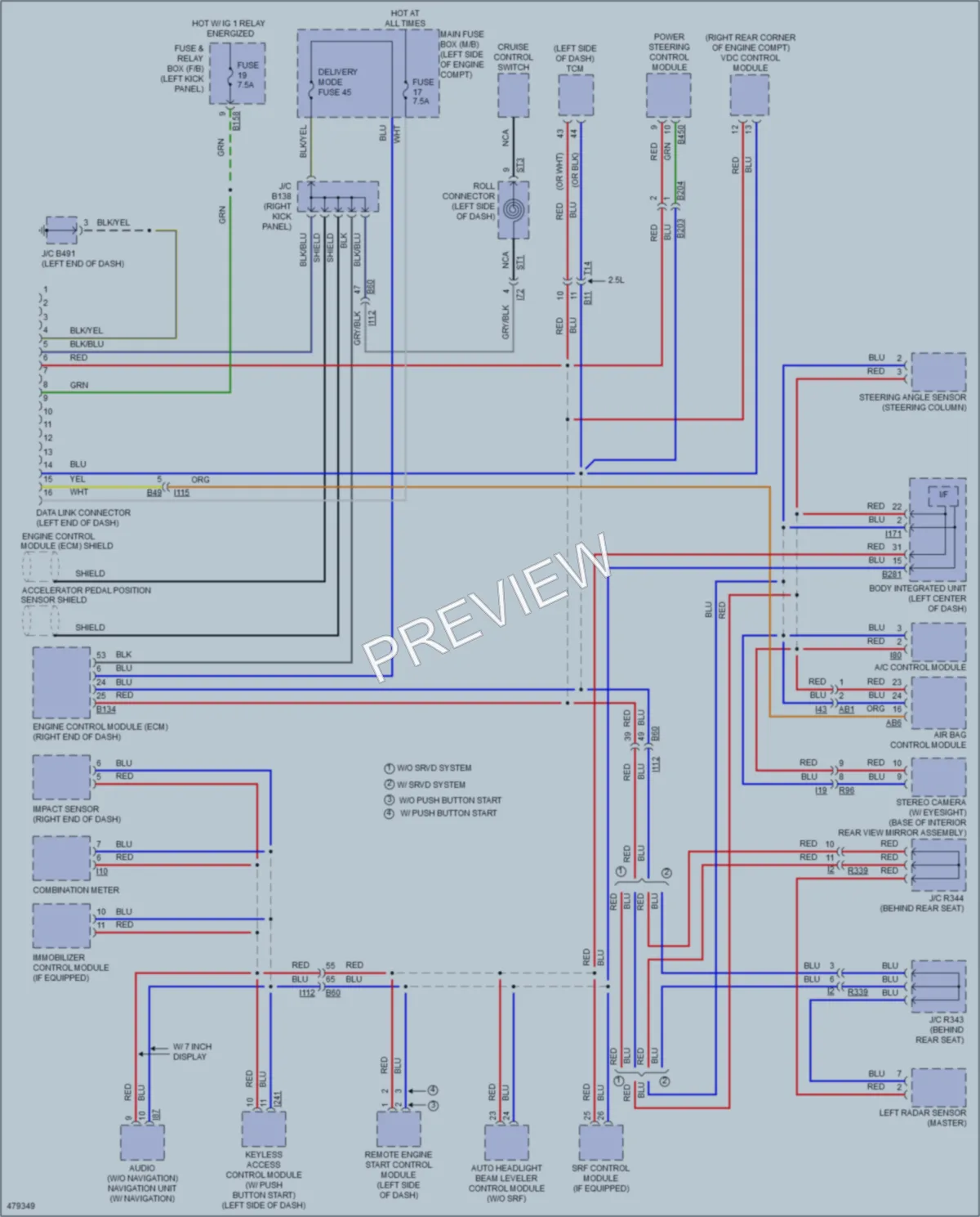 2015 Subaru Legacy Computer Data Lines wiring diagram preview