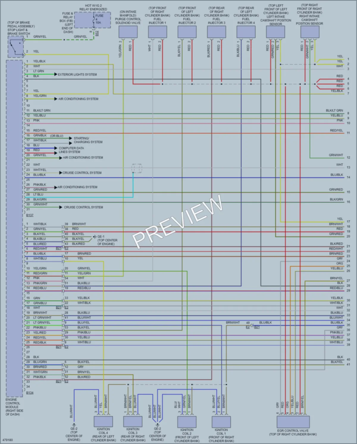 2015 Subaru XVCrosstrekHybrid Engine Performance wiring diagram preview