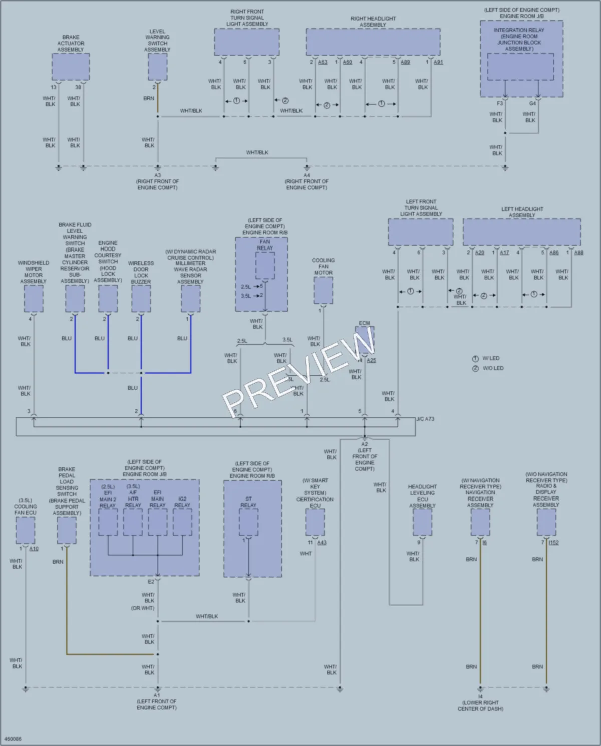 2015 Toyota Camry Ground Distribution wiring diagram preview