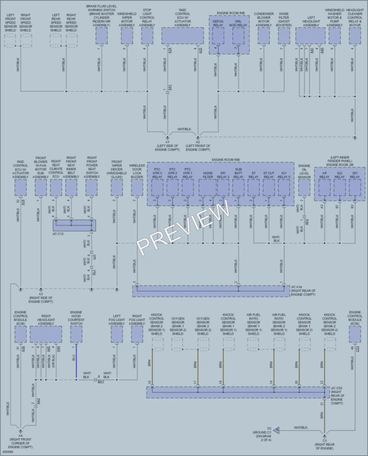 2015 Toyota LandCruiser Ground Distribution wiring diagram preview