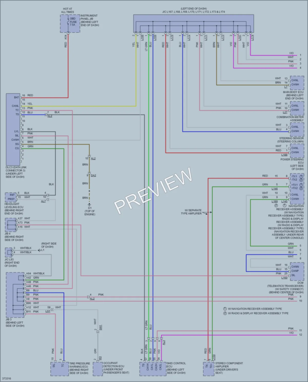 2015 Toyota Plug In Computer Data Lines wiring diagram preview