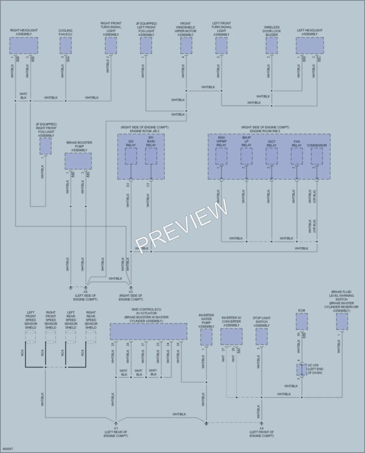 2015 Toyota Priusc Ground Distribution wiring diagram preview