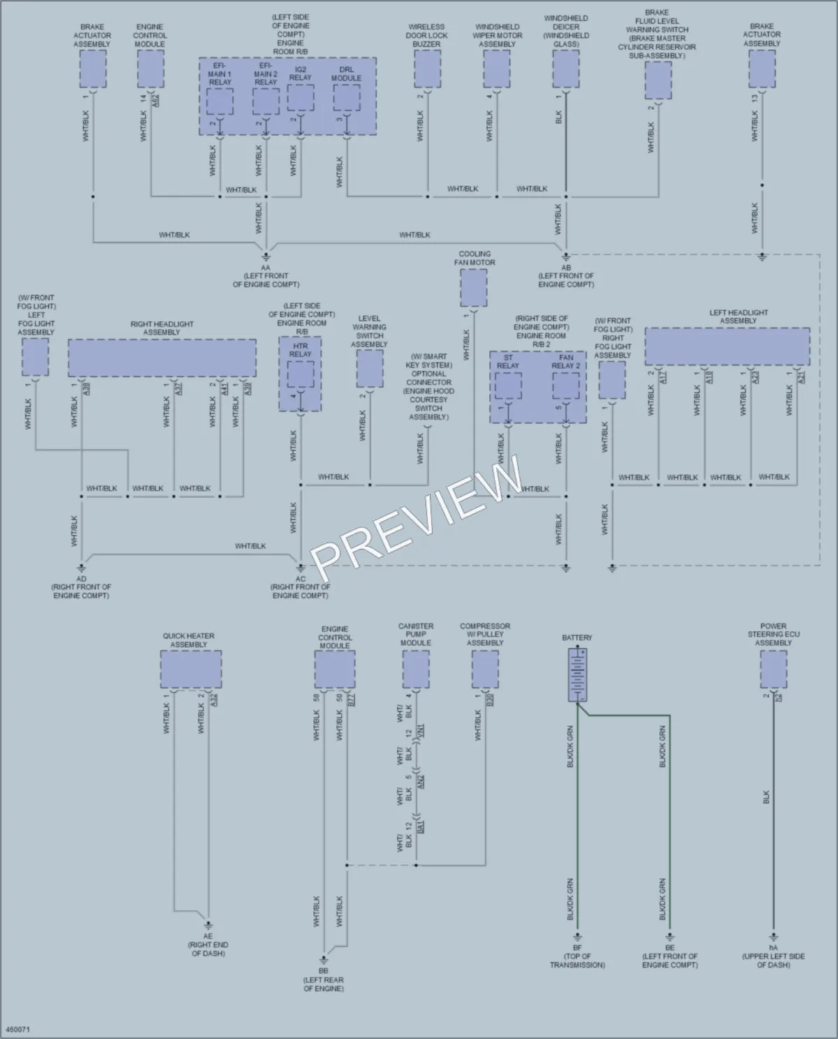 2015 Toyota RAV4 Ground Distribution wiring diagram preview