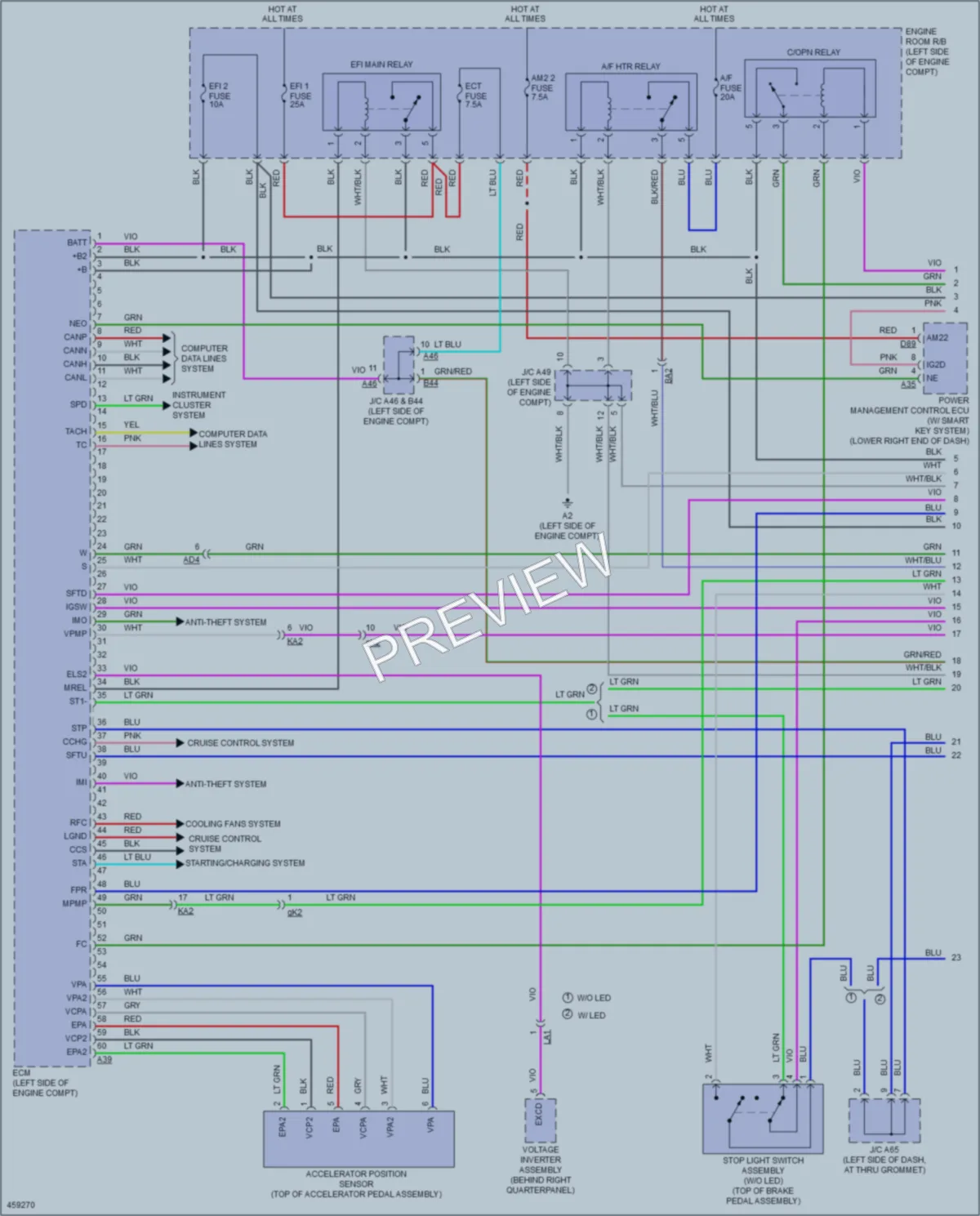 2015 Toyota Sienna Engine Performance wiring diagram preview