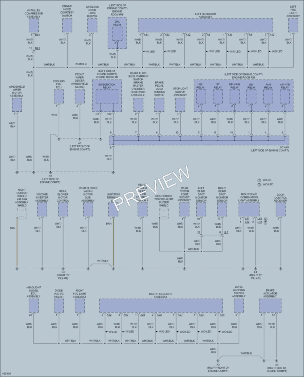 2015 Toyota Sienna Ground Distribution wiring diagram preview