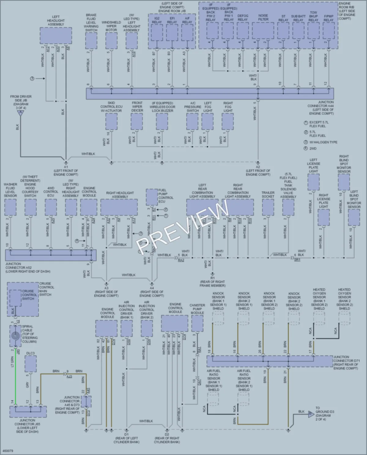 2015 Toyota Tundra Ground Distribution wiring diagram preview