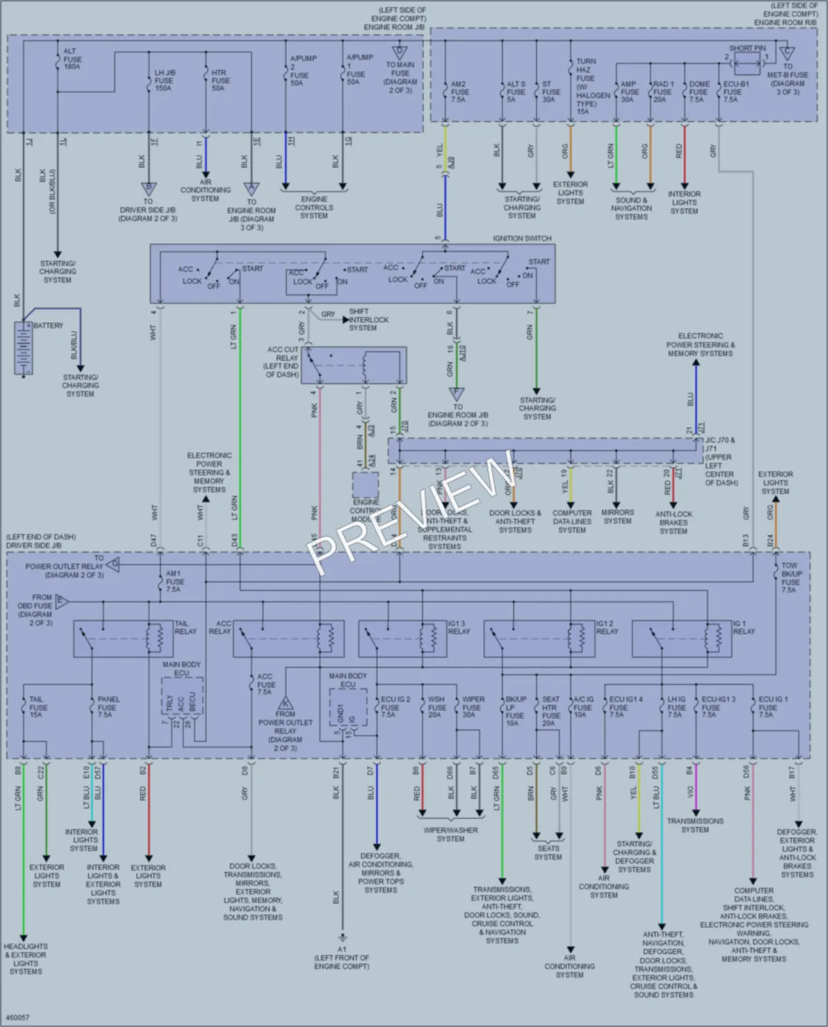 2015 Toyota Tundra Power Distribution wiring diagram preview