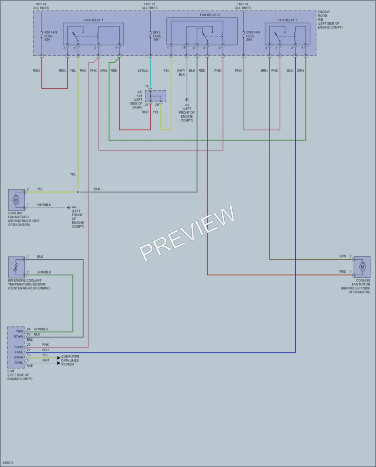 2015 Toyota Venza Cooling Fan wiring diagram preview