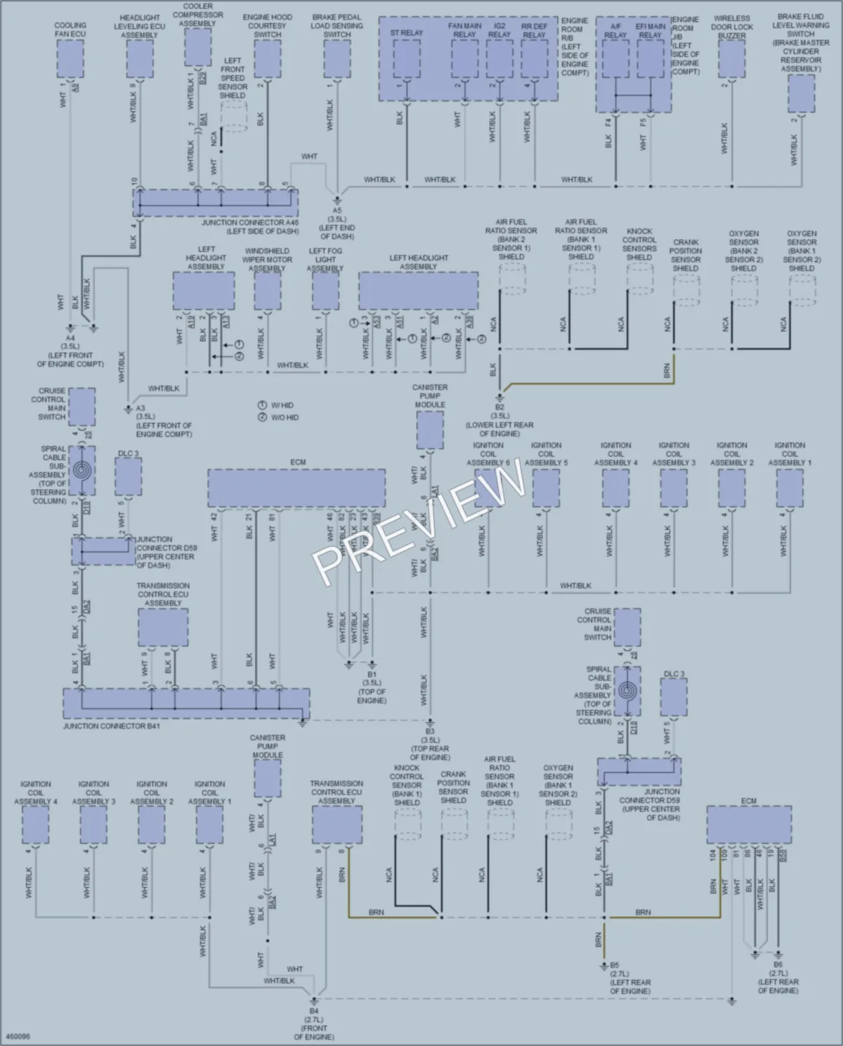 2015 Toyota Venza Ground Distribution wiring diagram preview
