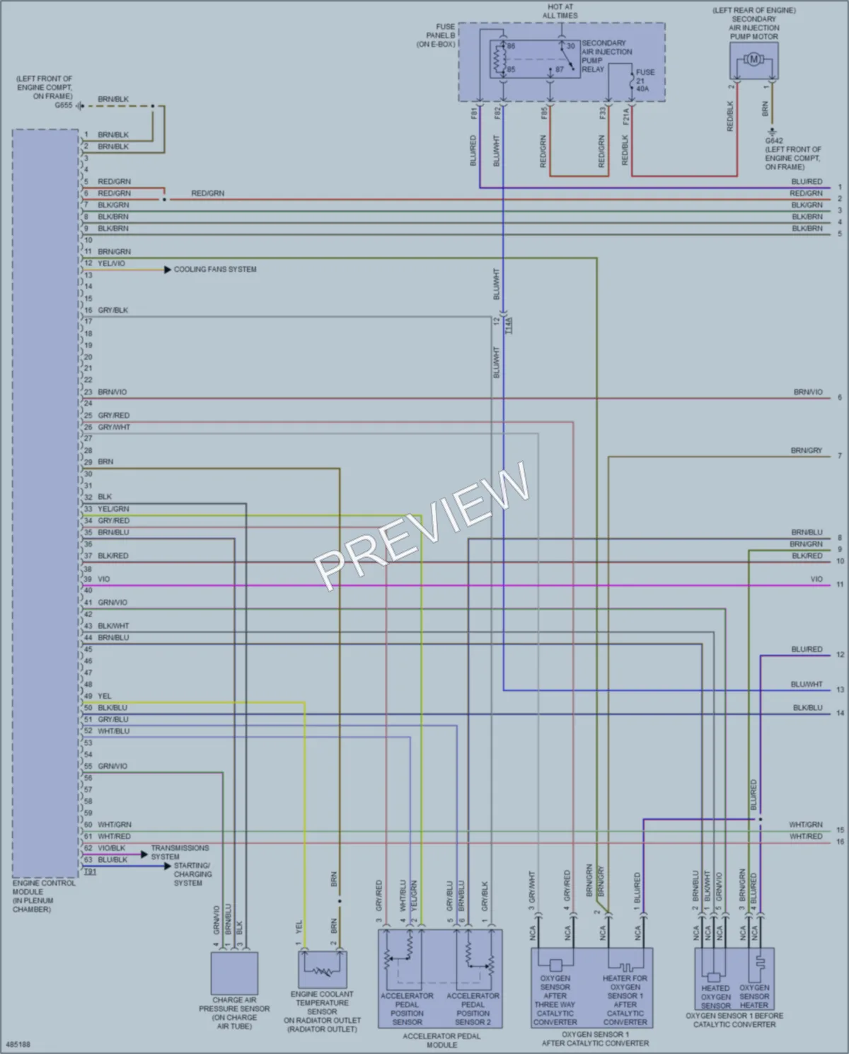 2015 Volkswagen Beetle Engine Performance wiring diagram preview
