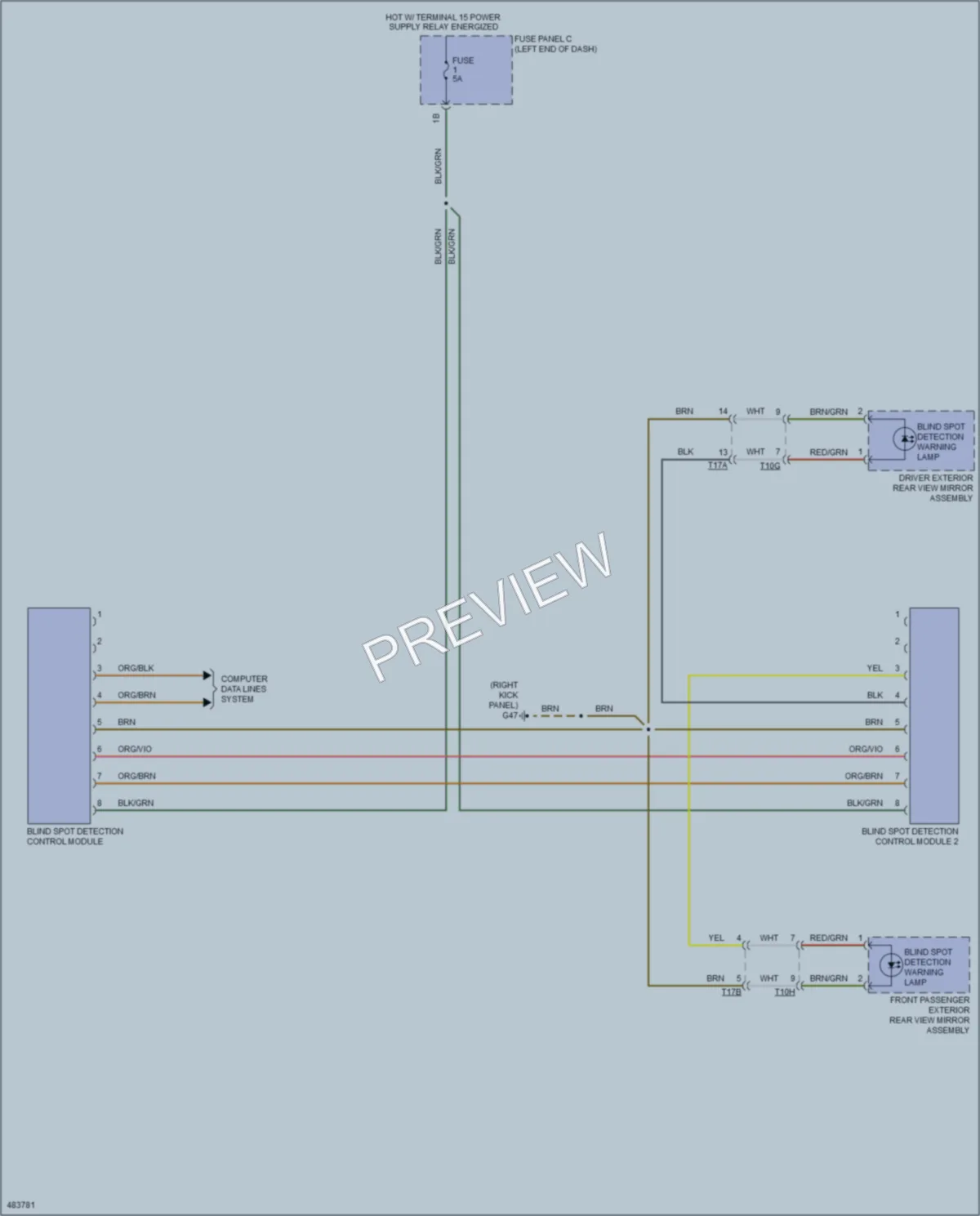 2015 Volkswagen Beetle Navigation wiring diagram preview