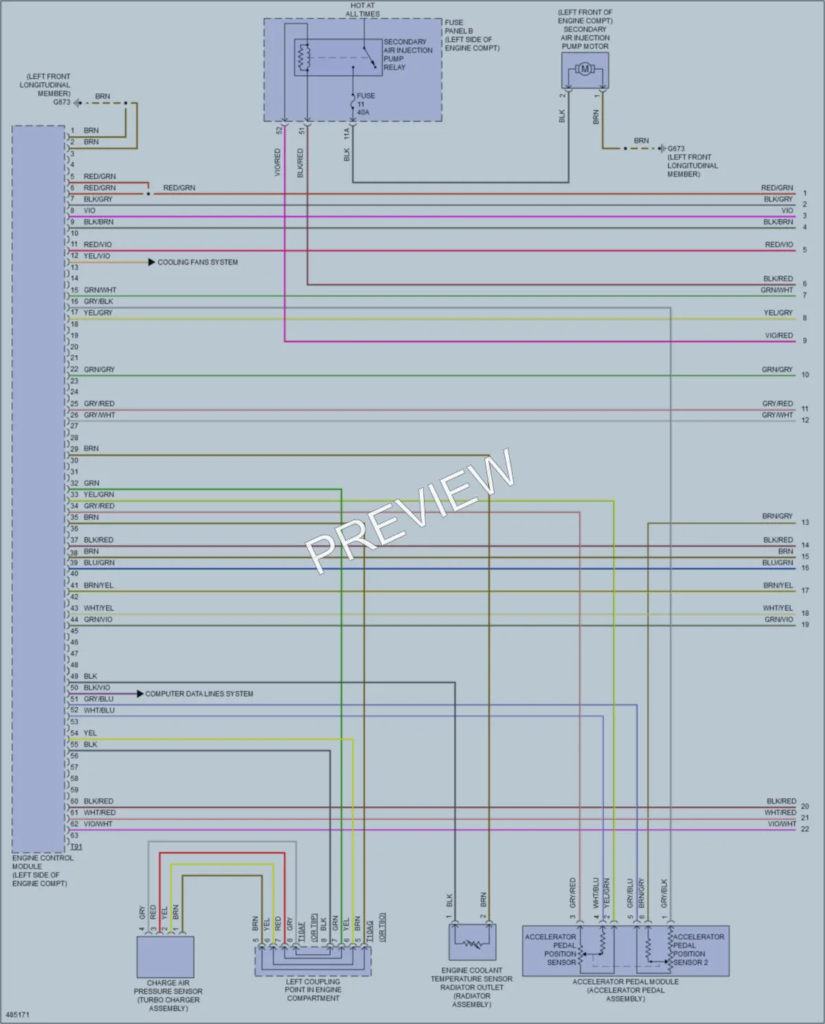 2015 Volkswagen GolfGTI Engine Performance wiring diagram preview