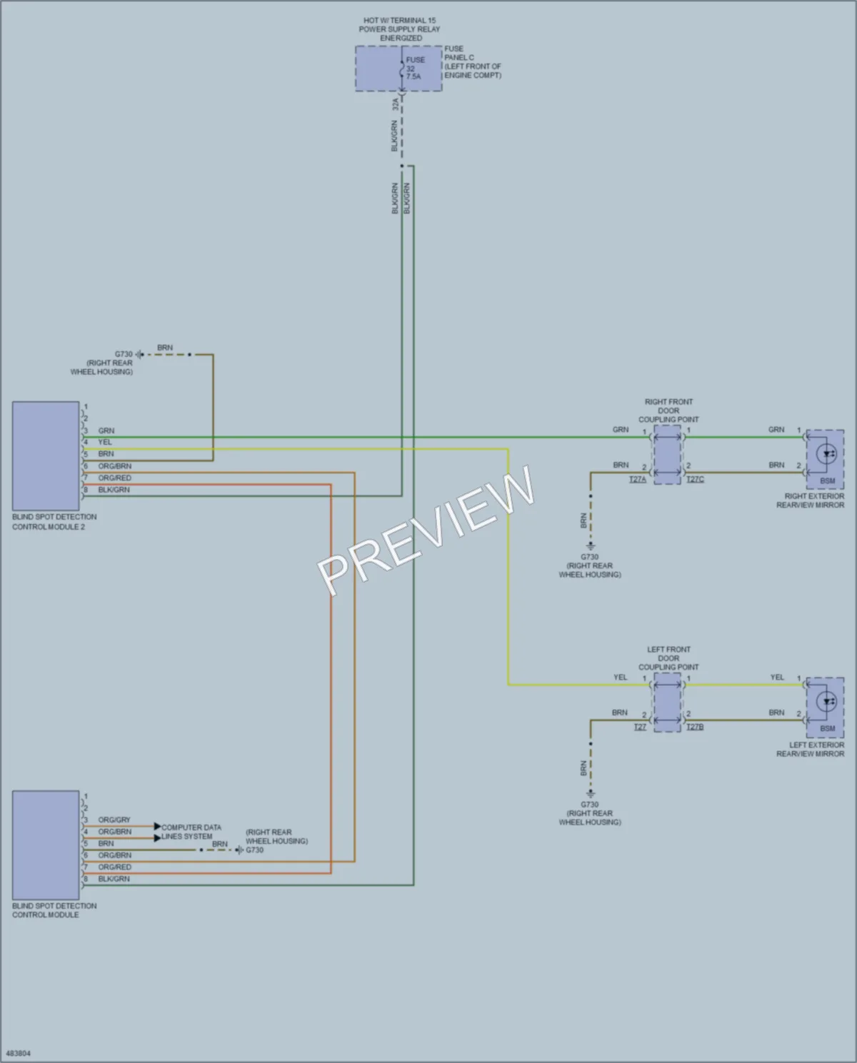 2015 Volkswagen GolfGTI Navigation wiring diagram preview