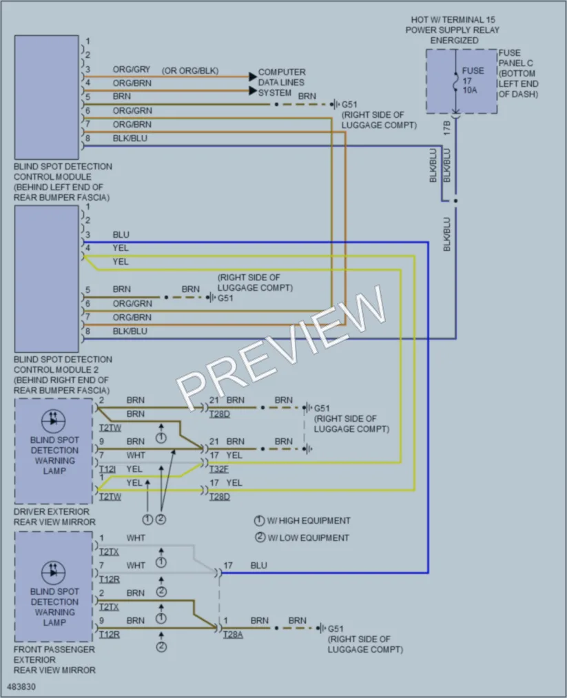 2015 Volkswagen 4D Sedan Navigation wiring diagram preview