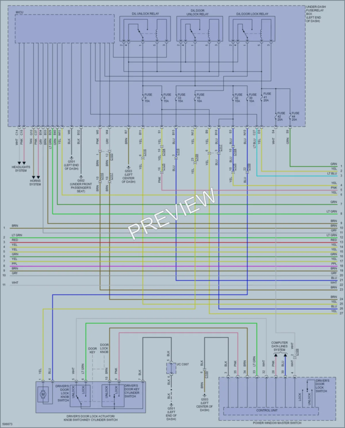 2016 Acura ILX Anti Theft wiring diagram preview