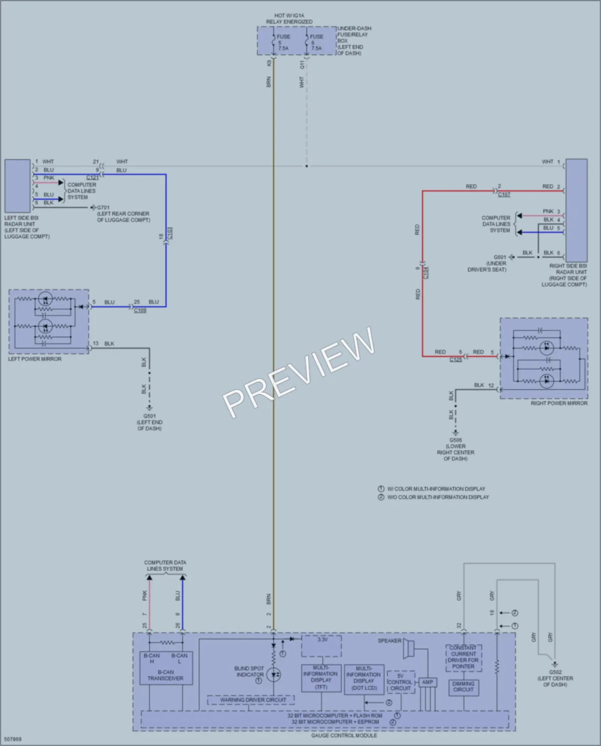 2016 Acura ILX Navigation wiring diagram preview