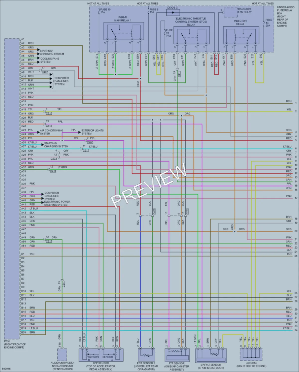 2016 Acura MDX Engine Performance wiring diagram preview