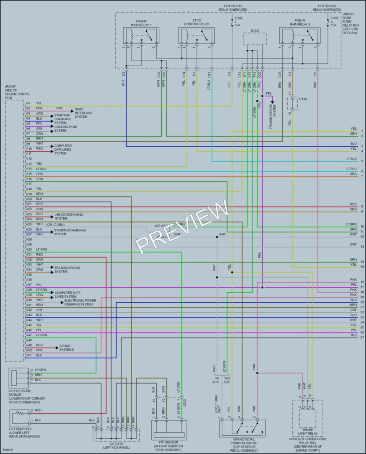 2016 Acura RDX Engine Performance wiring diagram preview