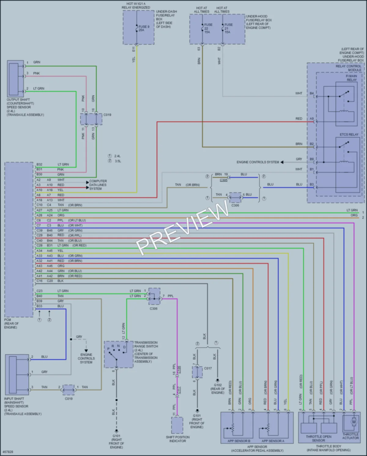 2016 Acura TLX Cruise Control wiring diagram preview