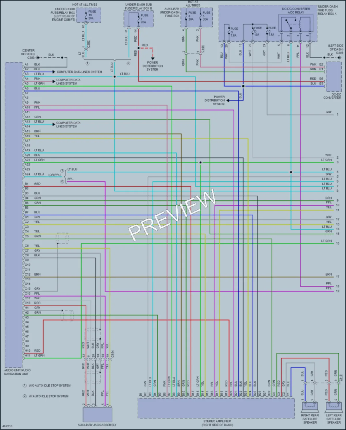 2016 Acura TLX Radio wiring diagram preview