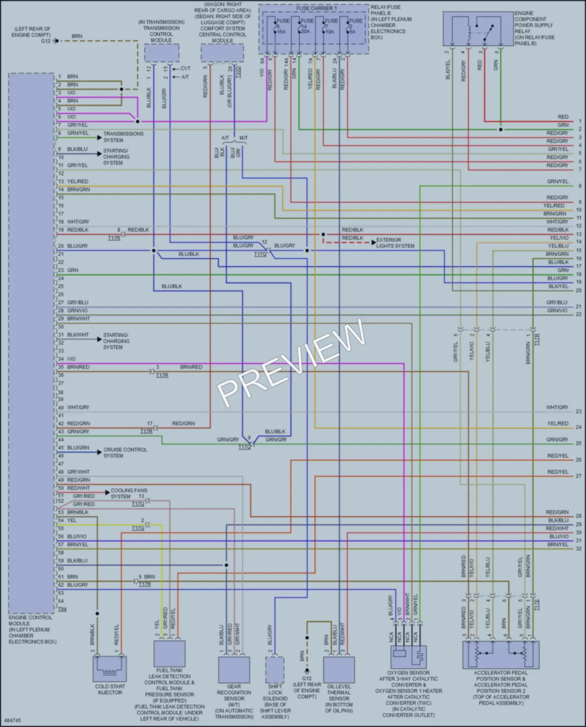 2016 Audi A4allroad Engine Performance wiring diagram preview