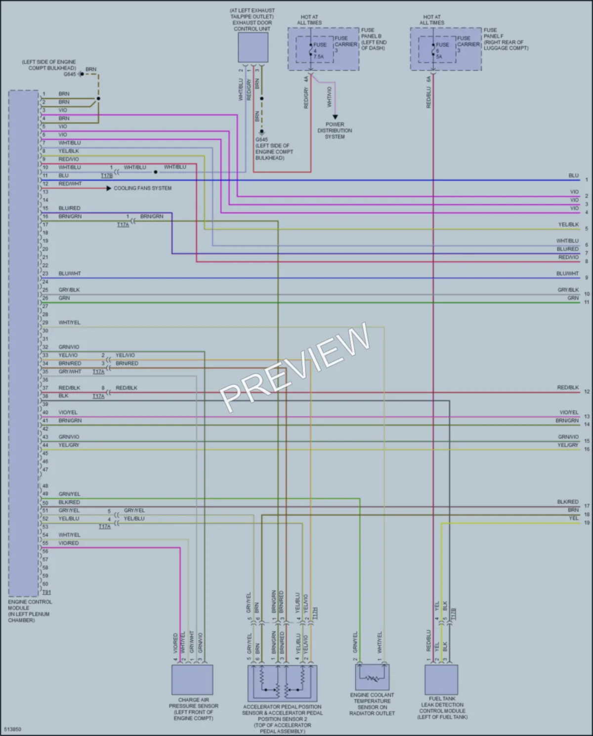 2016 Audi A6 Engine Performance wiring diagram preview