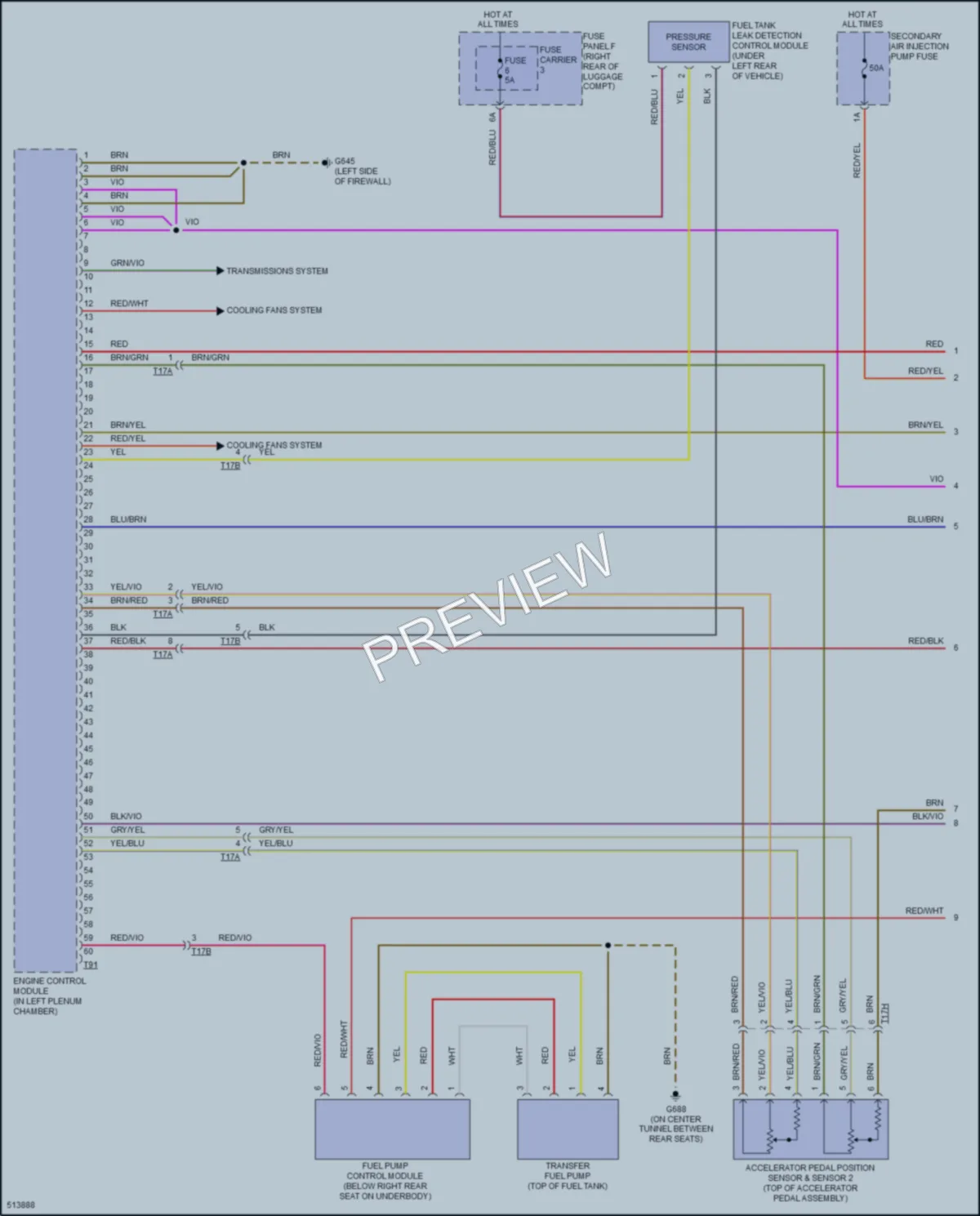 2016 Audi A7 Engine Performance wiring diagram preview