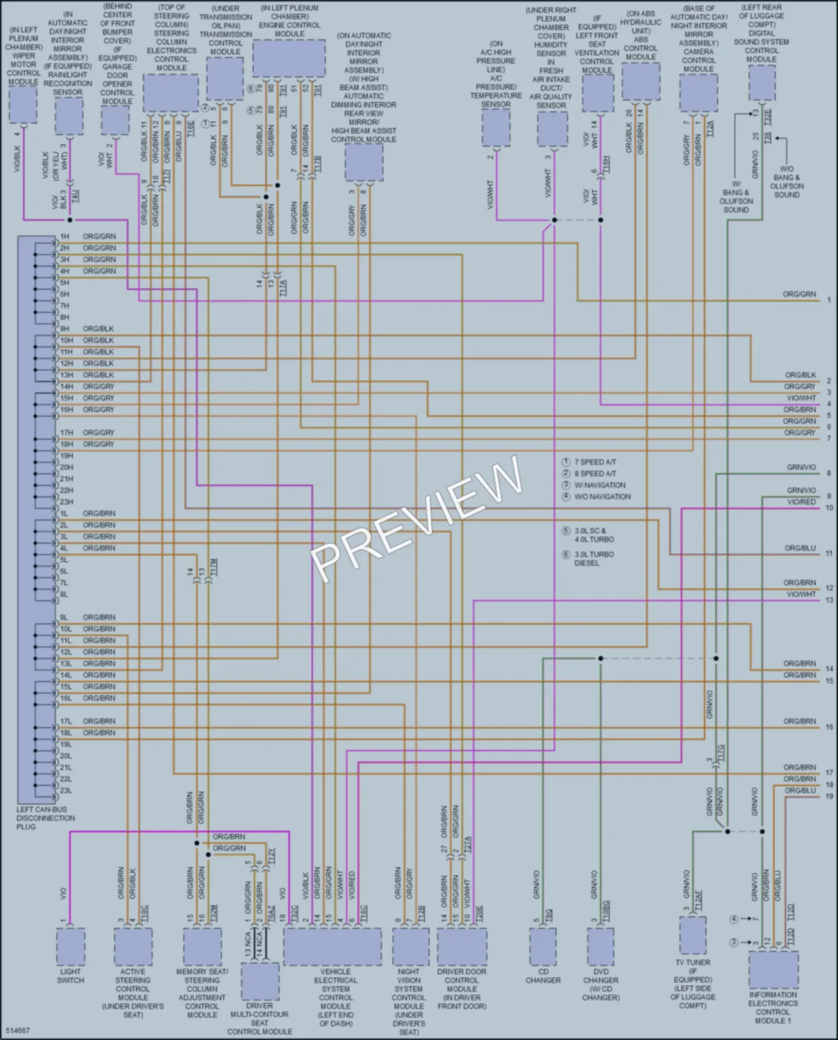 2016 Audi S7 Computer Data Lines wiring diagram preview