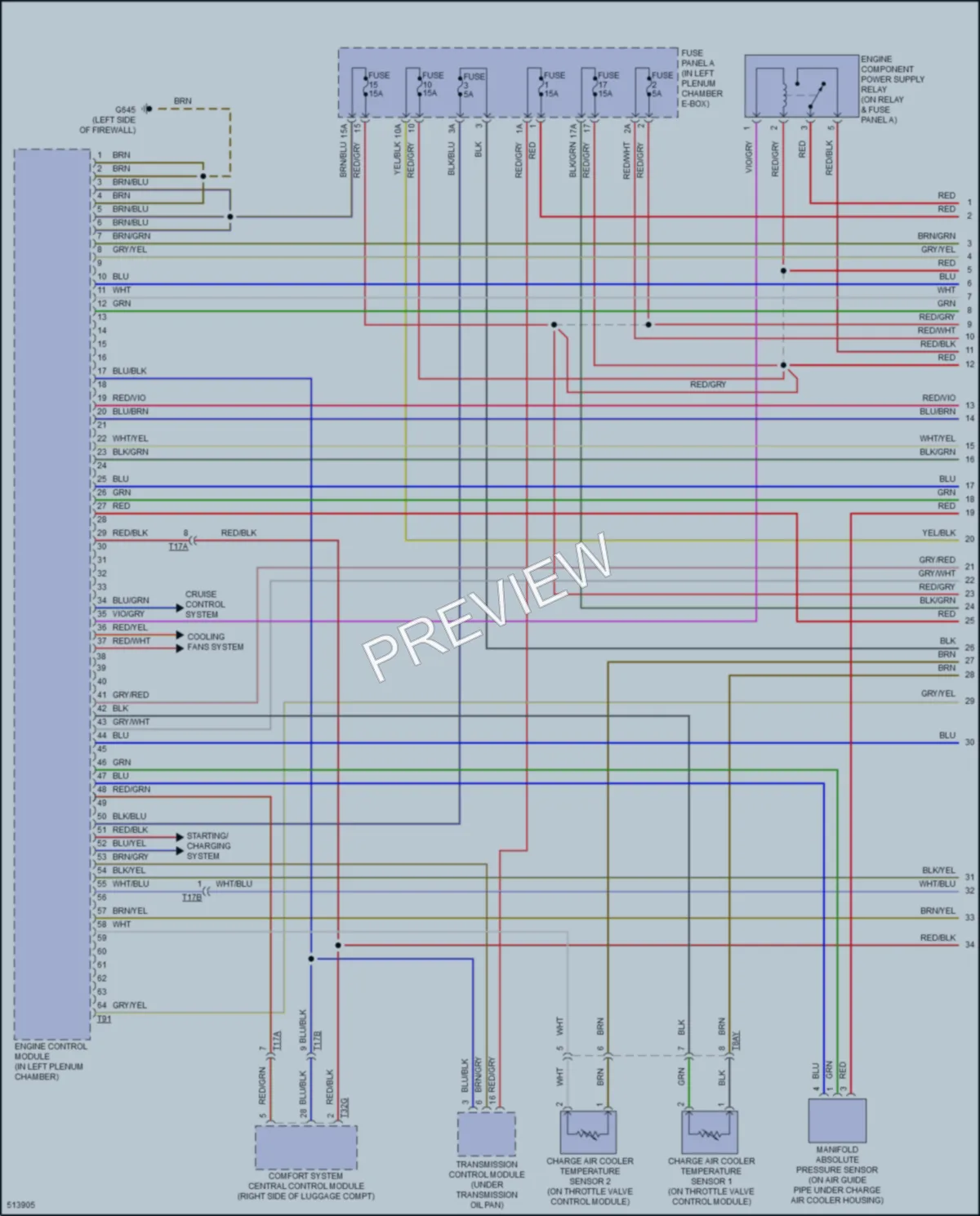 2016 Audi S7 Engine Performance wiring diagram preview