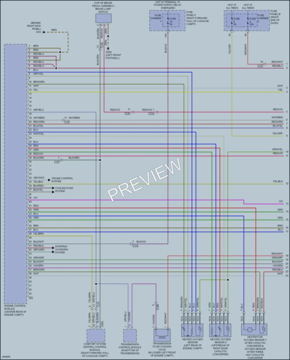 2016 Audi S8 Engine Performance wiring diagram preview