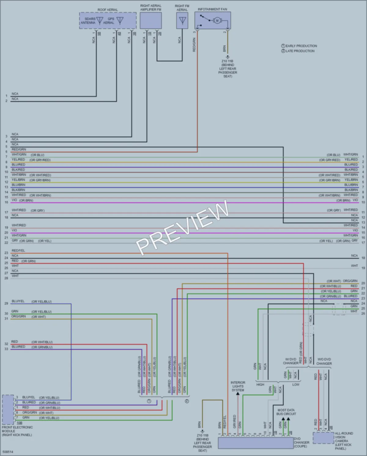 2016 BMW 228i Radio wiring diagram preview