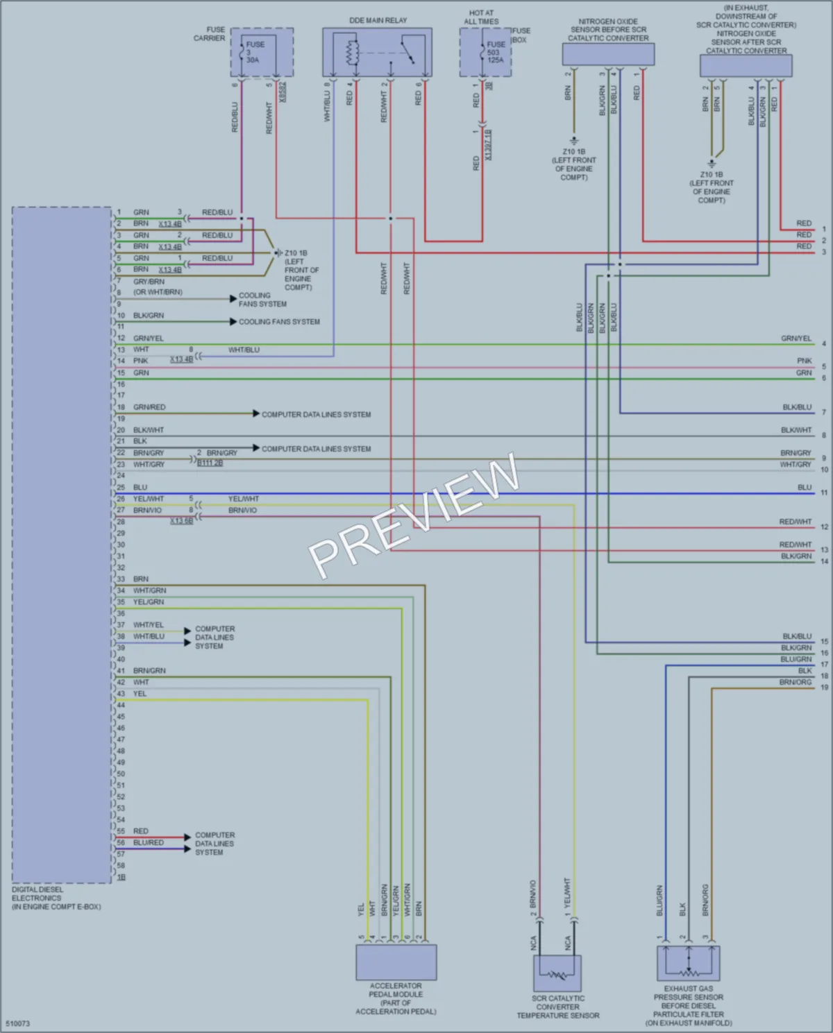 2016 BMW 328d Engine Performance wiring diagram preview