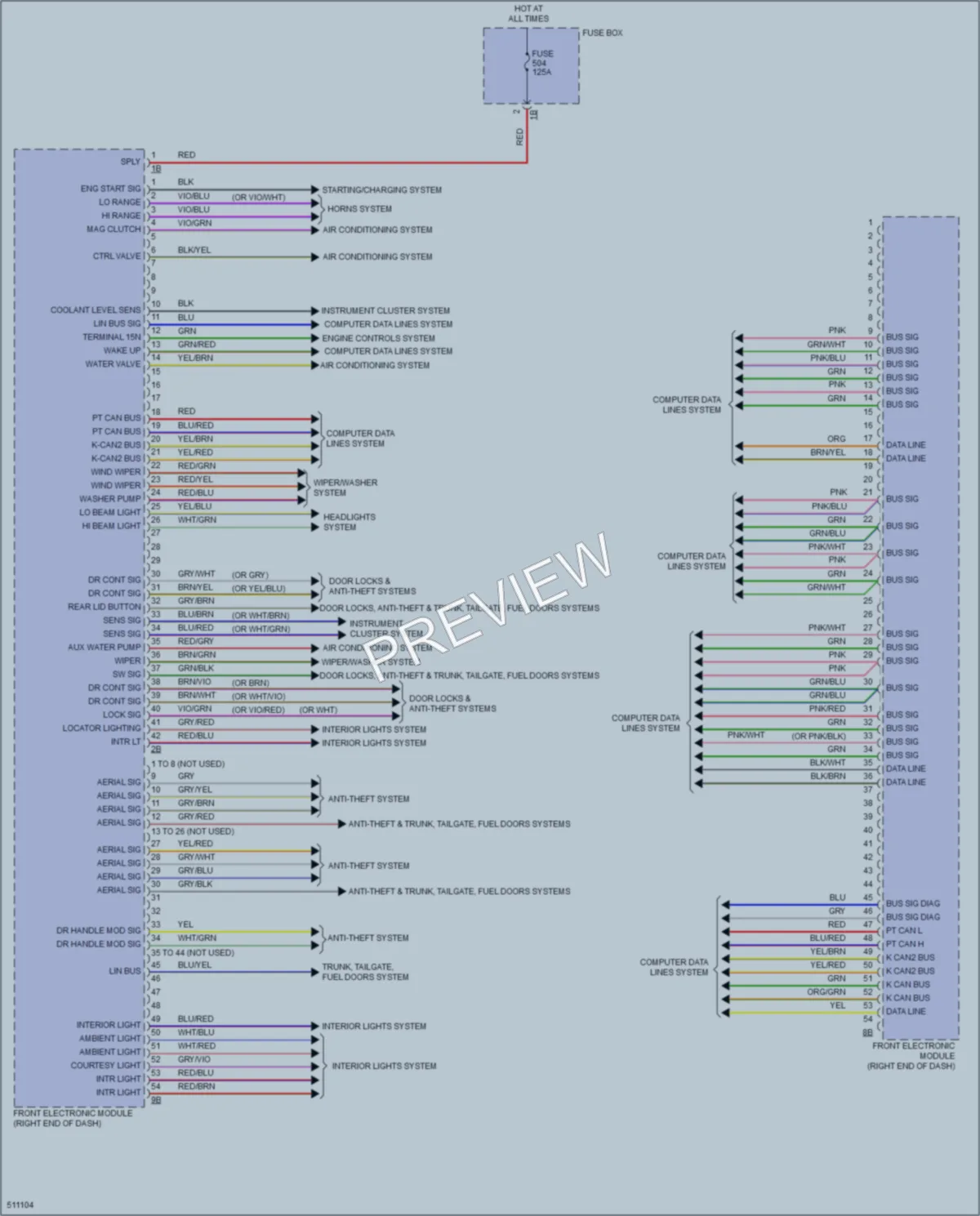 2016 BMW 335iGranTurismo Body Control Modules wiring diagram preview