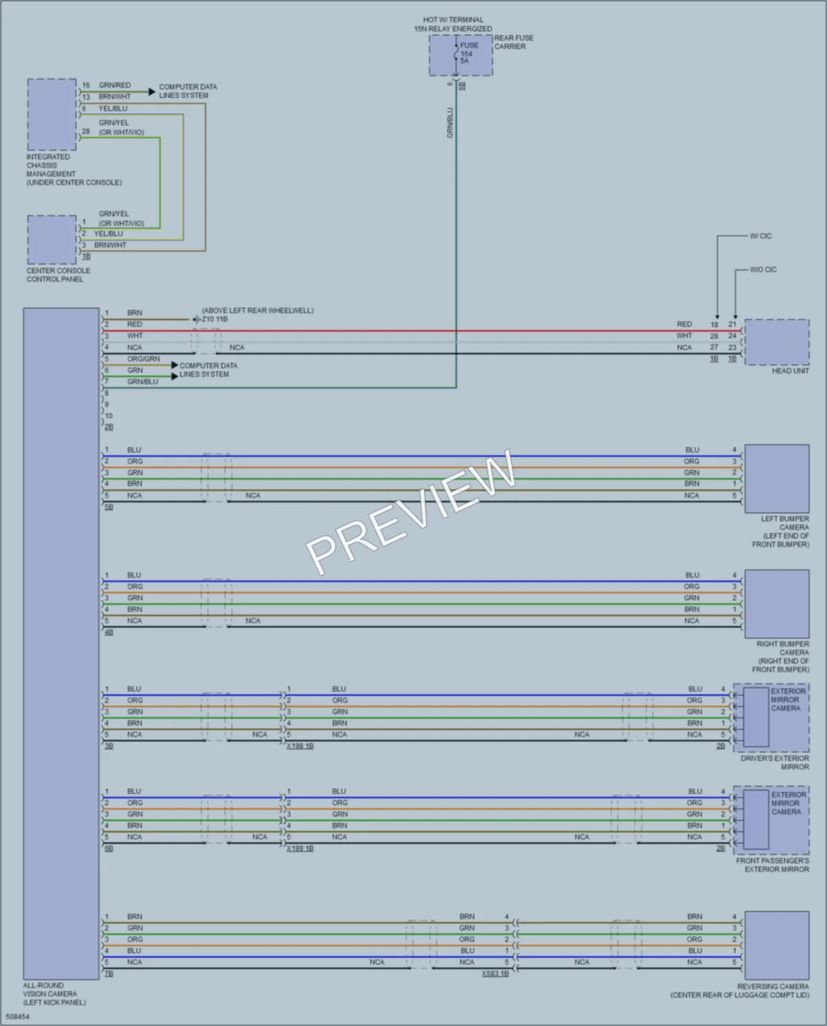 2016 BMW 428i Navigation wiring diagram preview