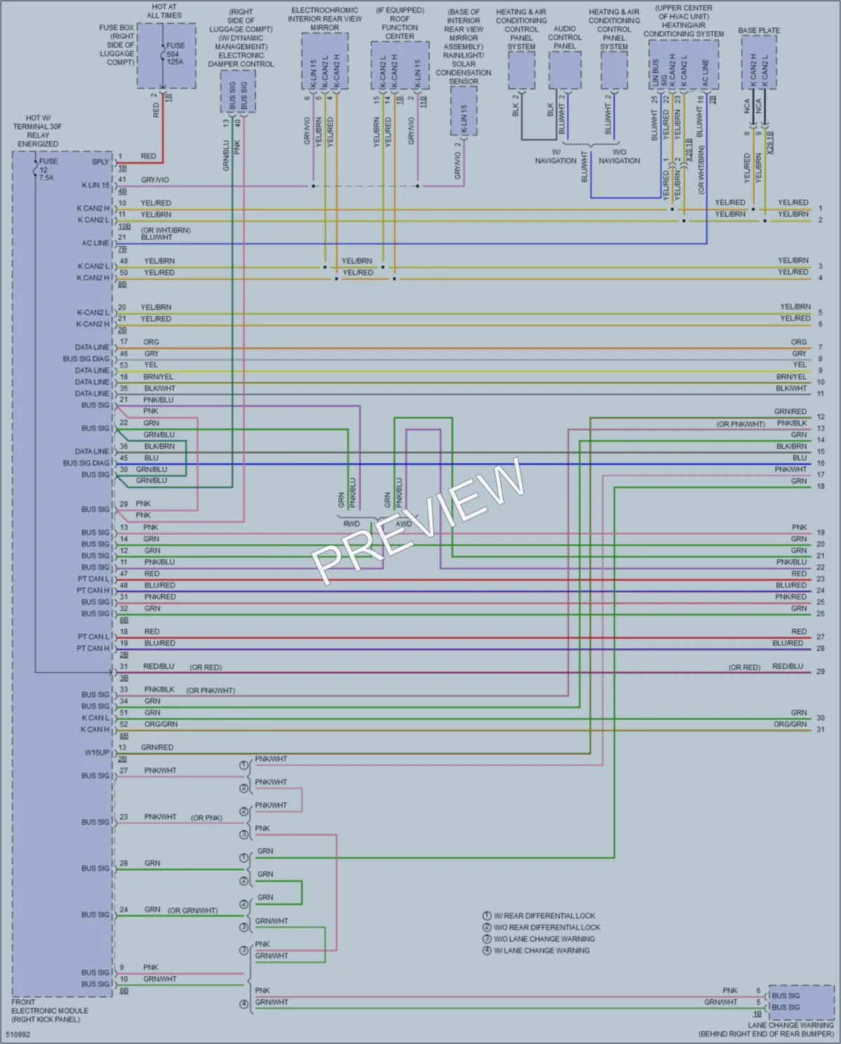 2016 BMW 428iGranCoupe Computer Data Lines wiring diagram preview