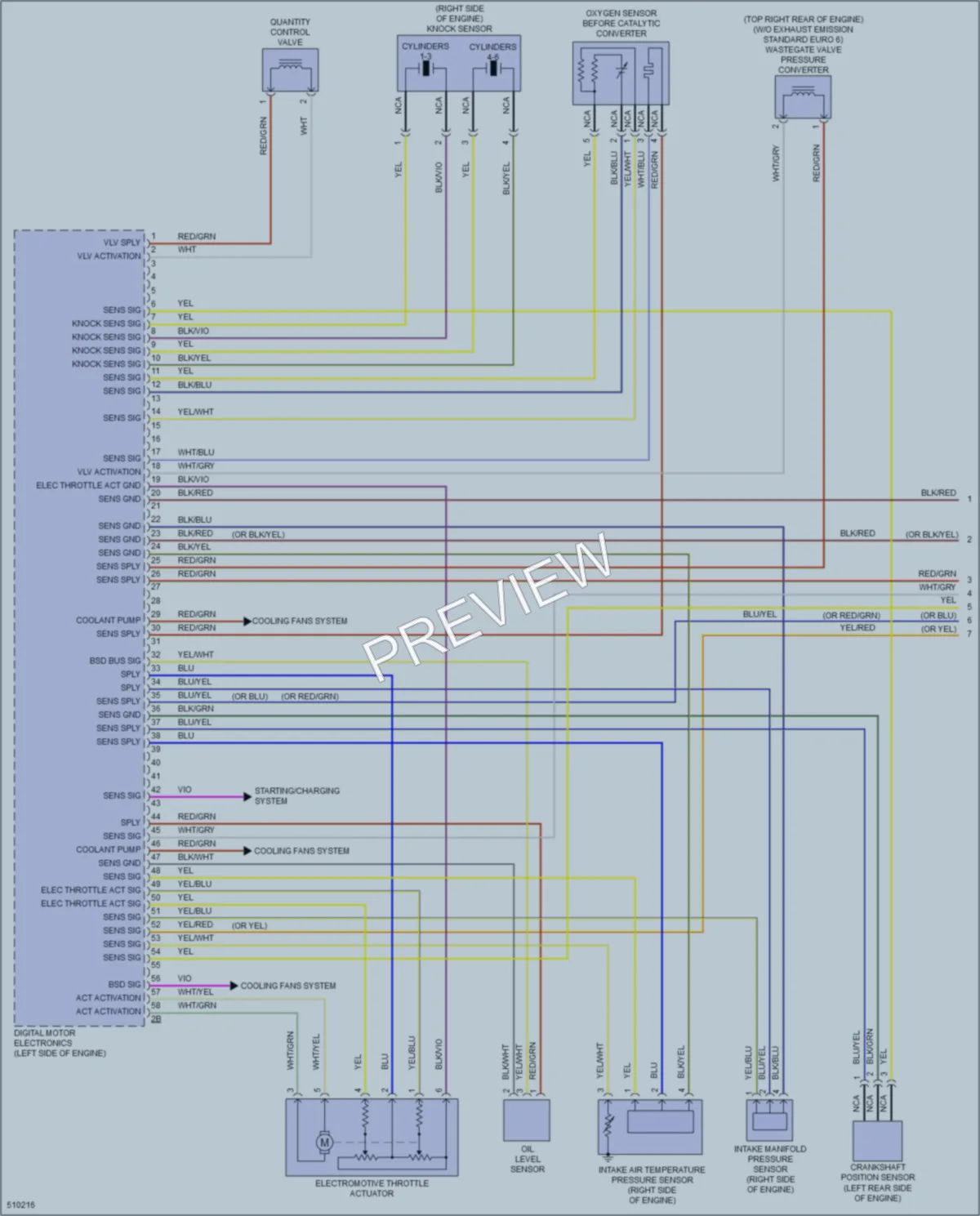 2016 BMW 535iGranTurismo Engine Performance wiring diagram preview