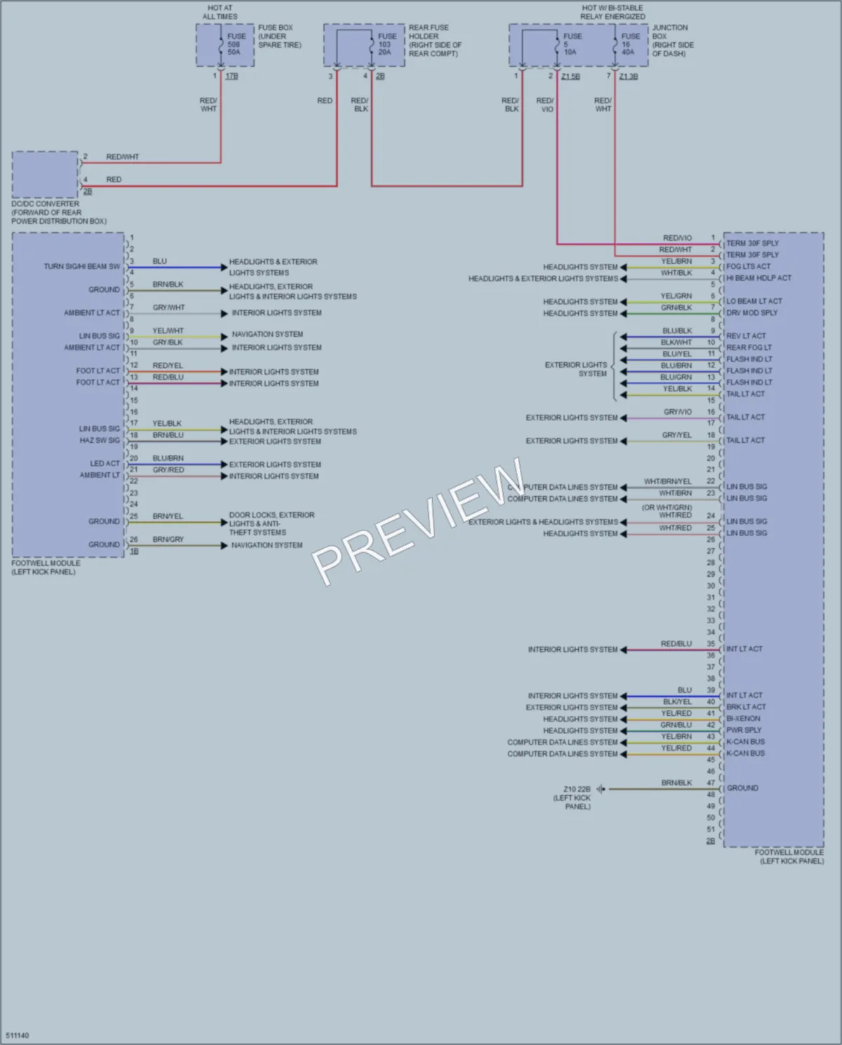 2016 BMW 550iGranTurismo Body Control Modules wiring diagram preview