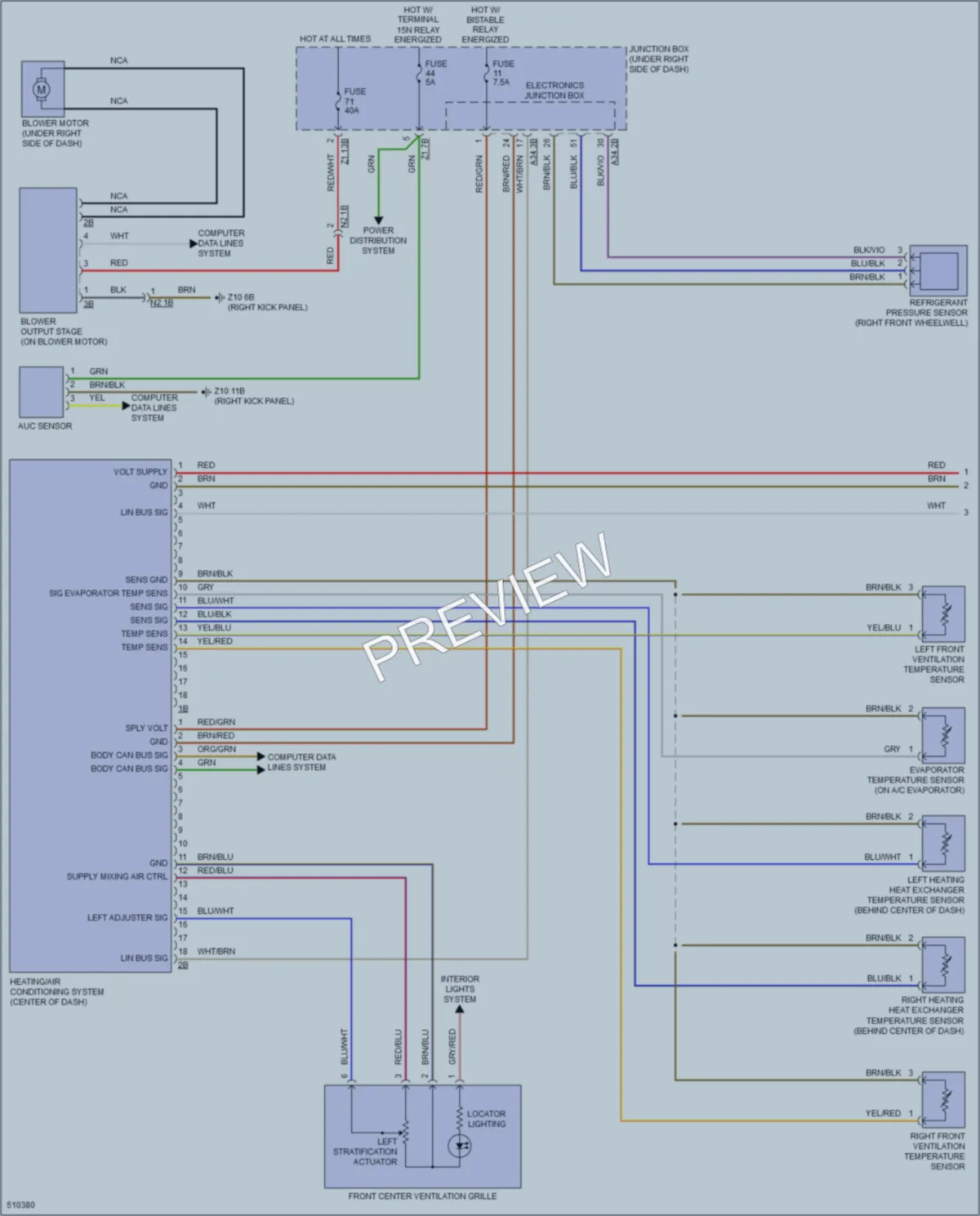 2016 BMW 650iGranCoupe Air Conditioning wiring diagram preview