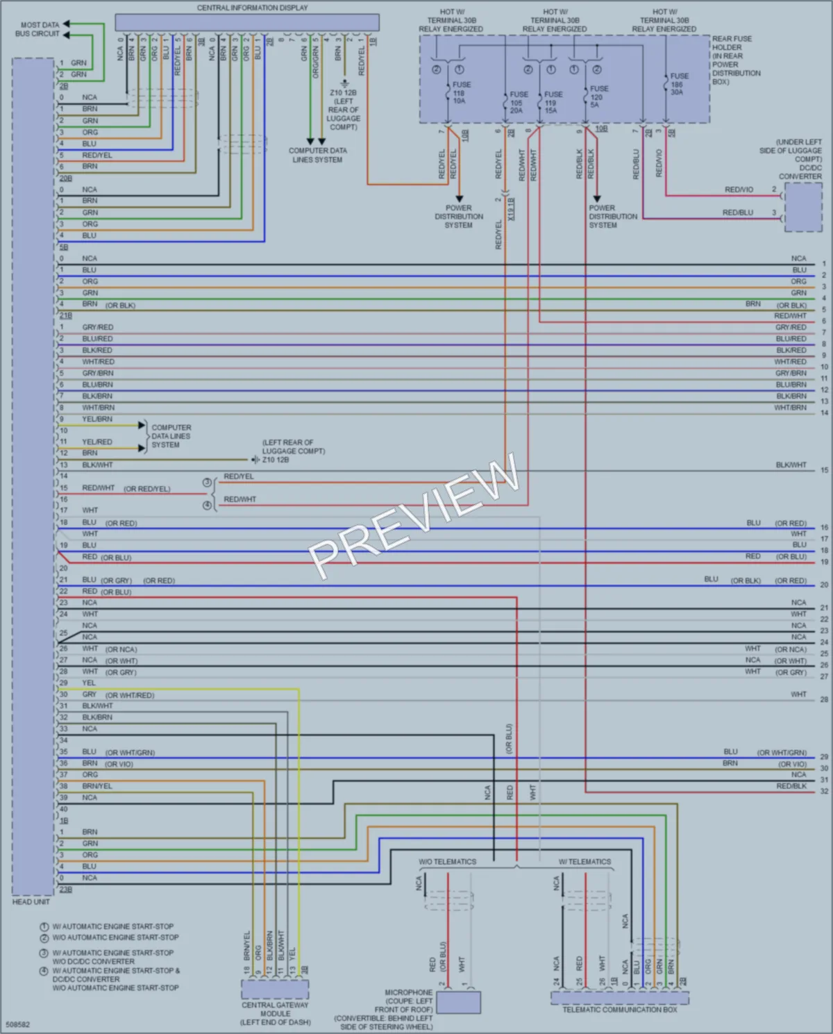 2016 BMW M6GranCoupe Radio wiring diagram preview