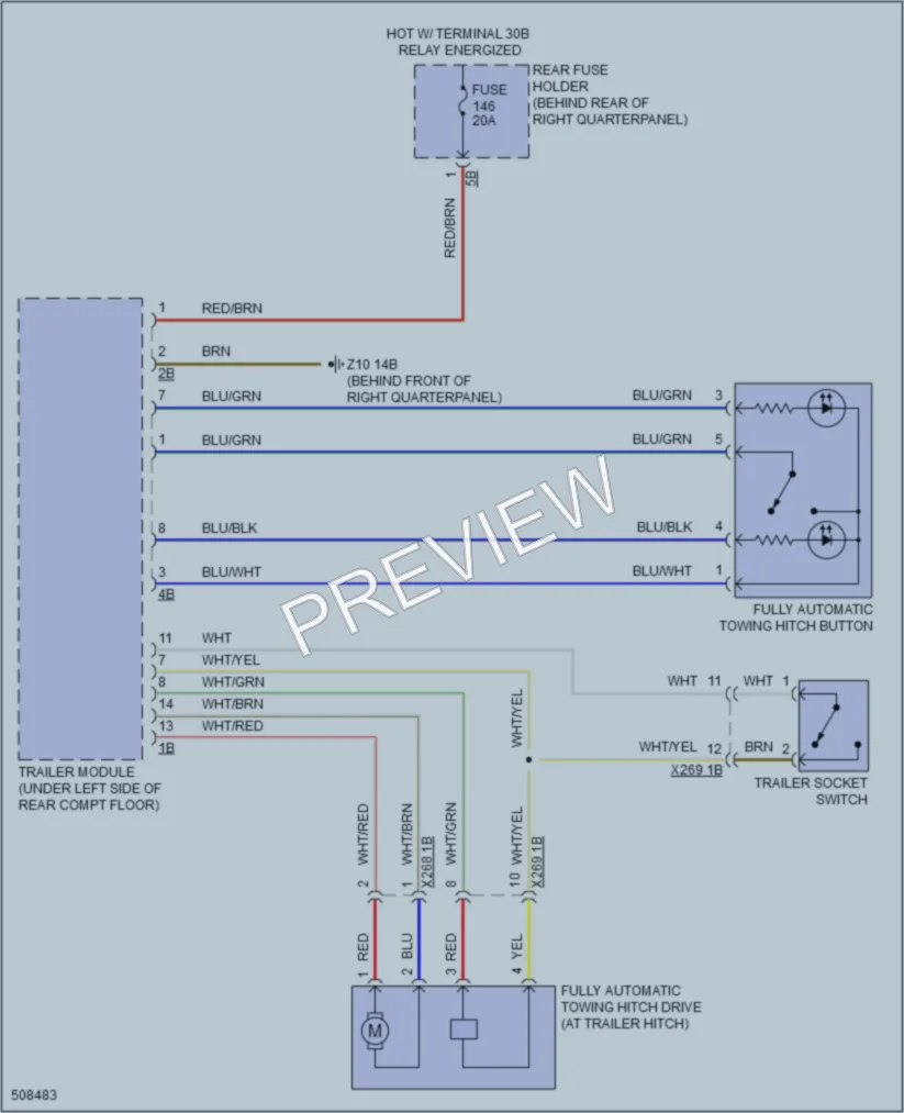 2016 BMW X3 Active Bodyworks wiring diagram preview