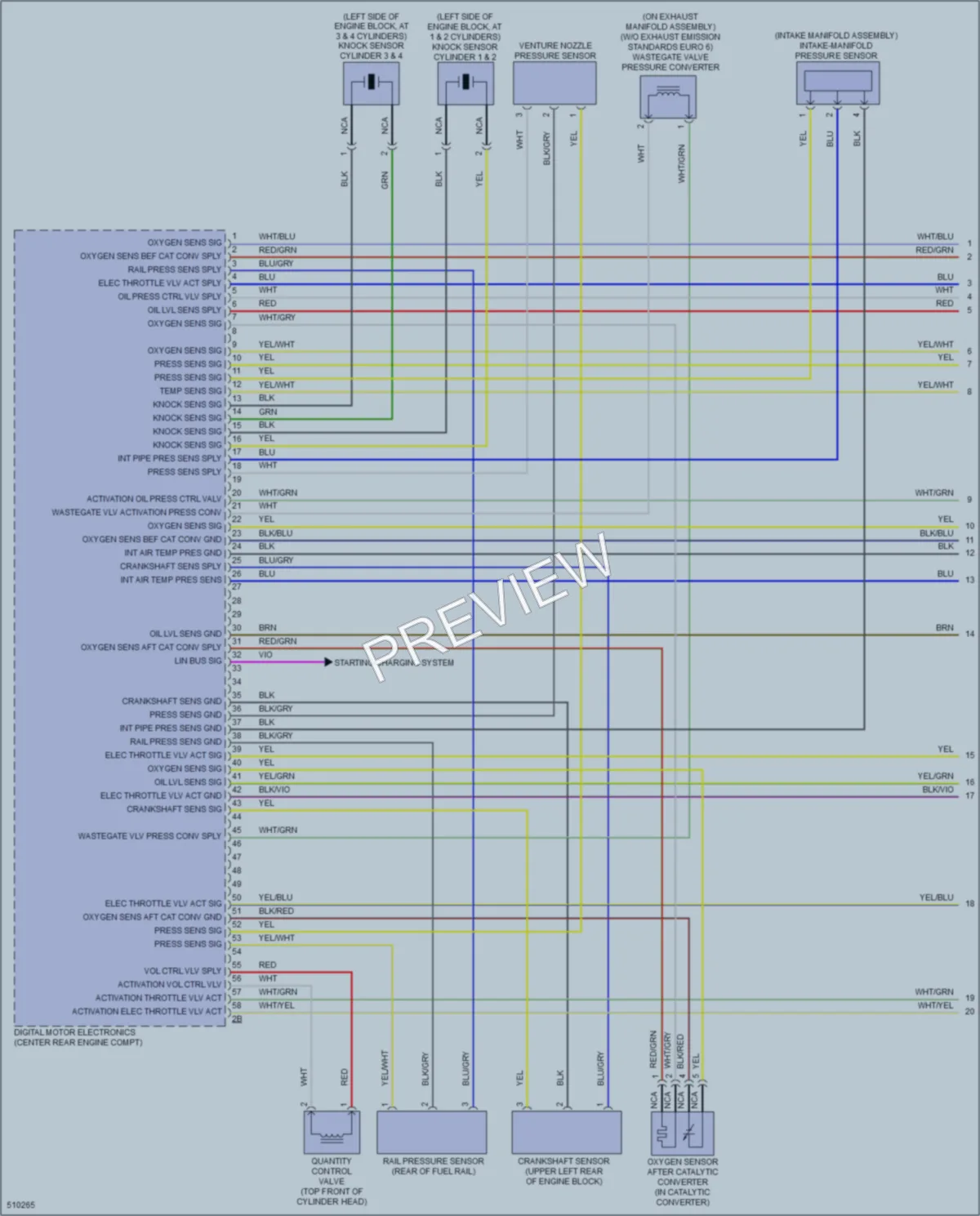 2016 BMW X3 Engine Performance wiring diagram preview